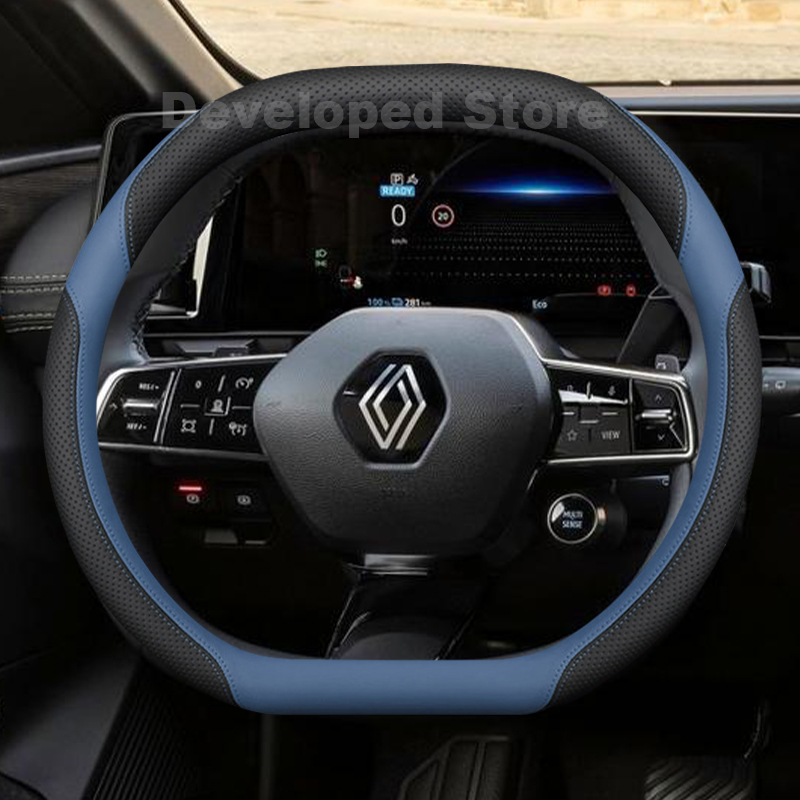 Car Steering Wheel Cover Anti Slip Breathable - Penutup Roda Kemudi Mobil untuk Renault