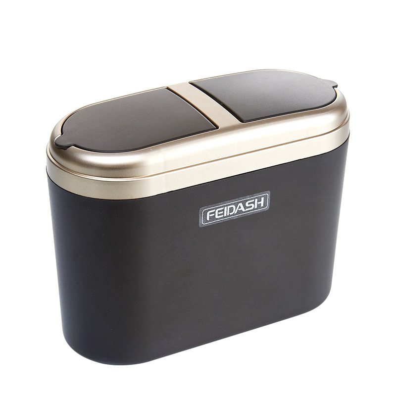 Waterproof Car Trash Can With Lid - Kotak penyimpanan mobil plastik portabel tempat