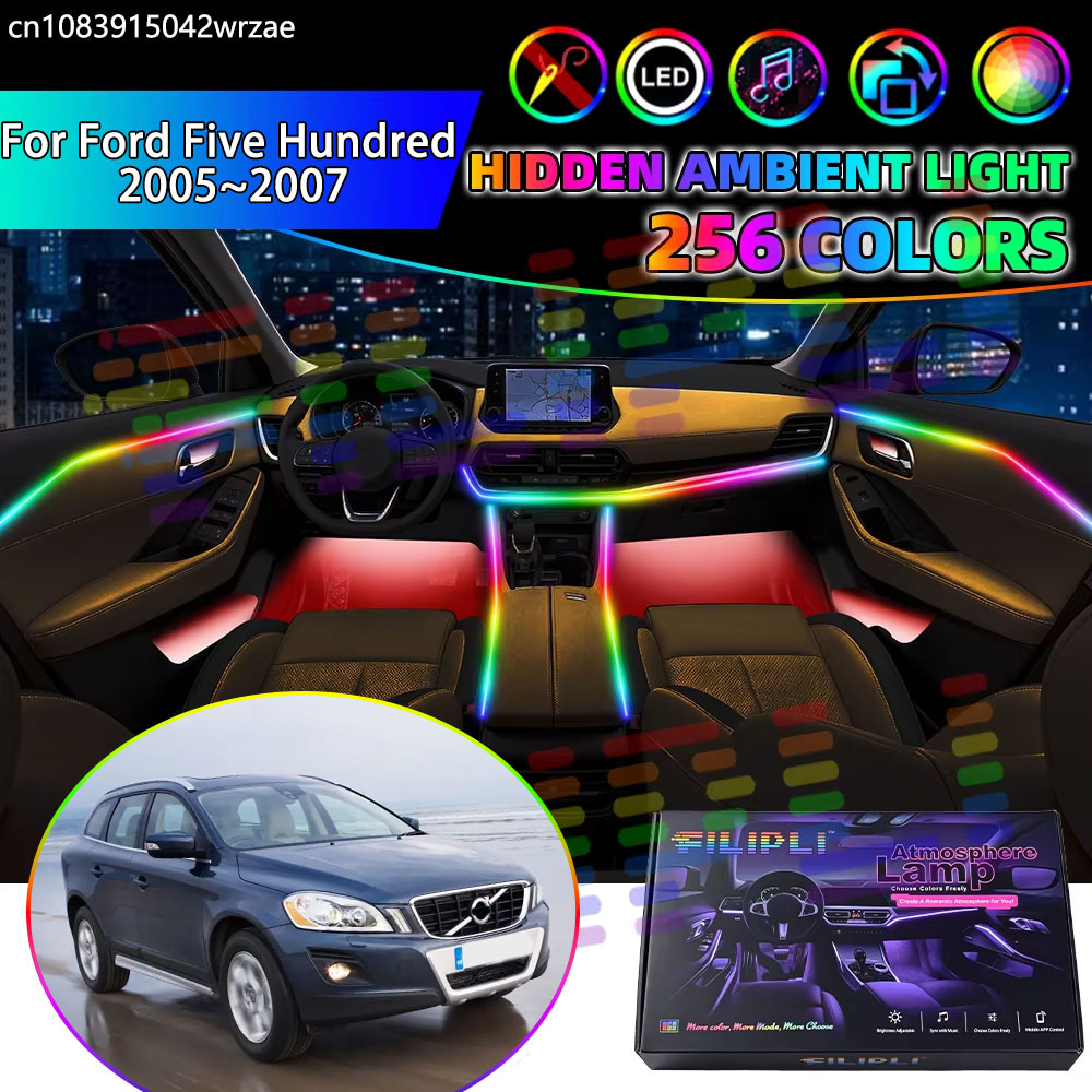 Led Ambient Interior Car Lights App Control - Untuk Volvo XC60 2009~2017 MK1 2010