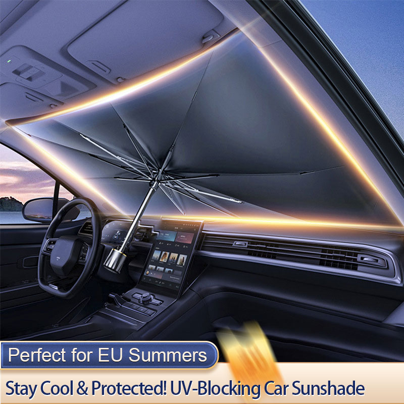 Car Sunshade Windshield Umbrella Foldable - Payung Kerai Mobil Kaca Depan Pelindung