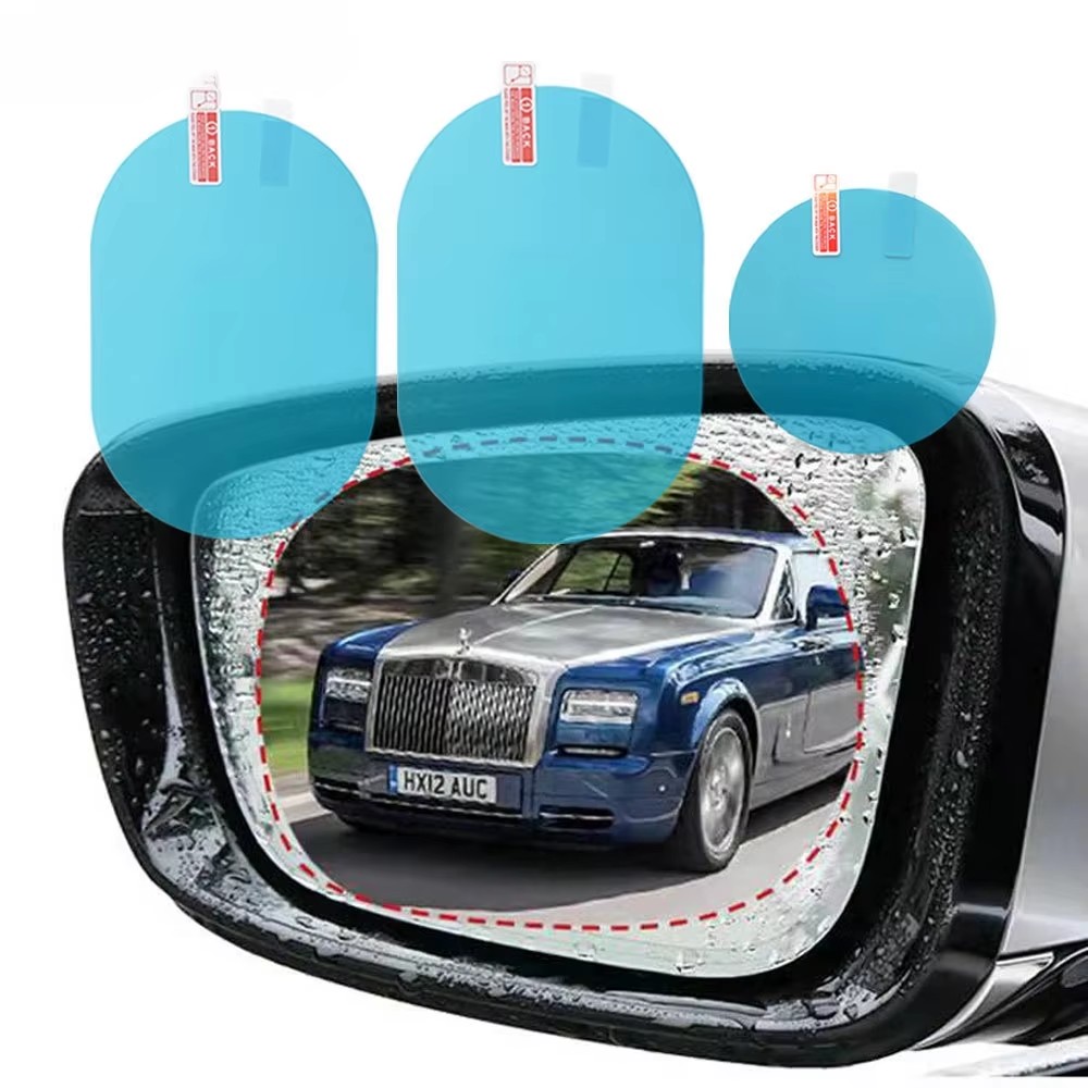 2/4 buah Pelapis Kaca Spion Mo - Anti Glare Car Rearview Mirror Film ulasan dan harga