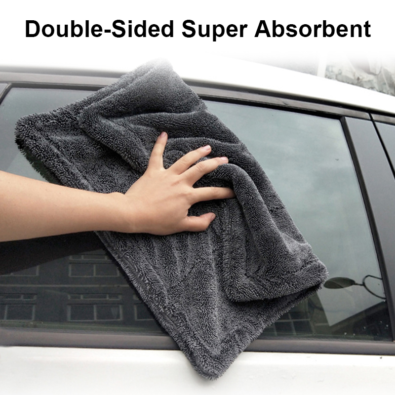 Handuk Cuci Mobil 1200GSM Hand - Microfiber Car Drying Towel Super Absorbent ulasan dan harga