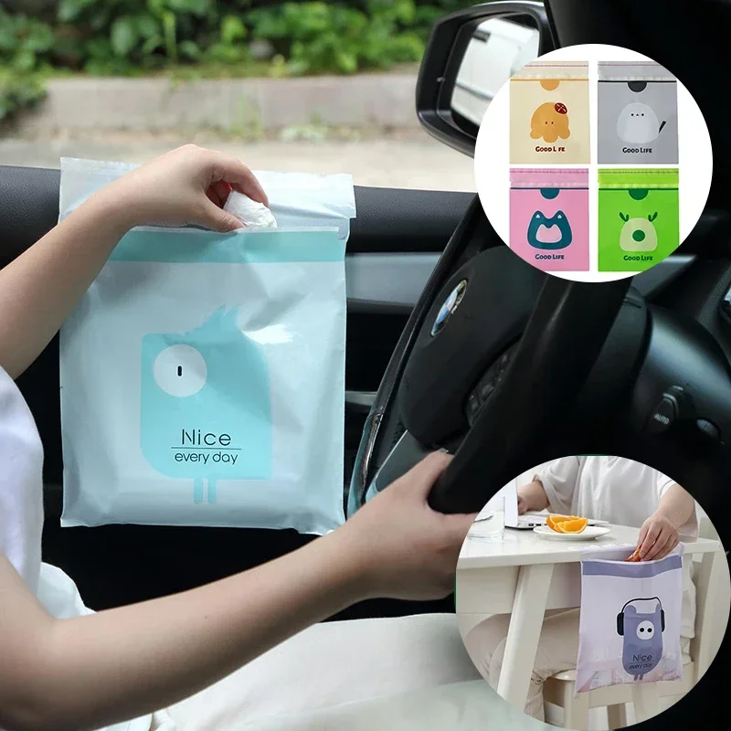 Kantong Sampah Mobil 15 Pcs Ka - Waterproof Car Trash Can With Lid ulasan dan harga