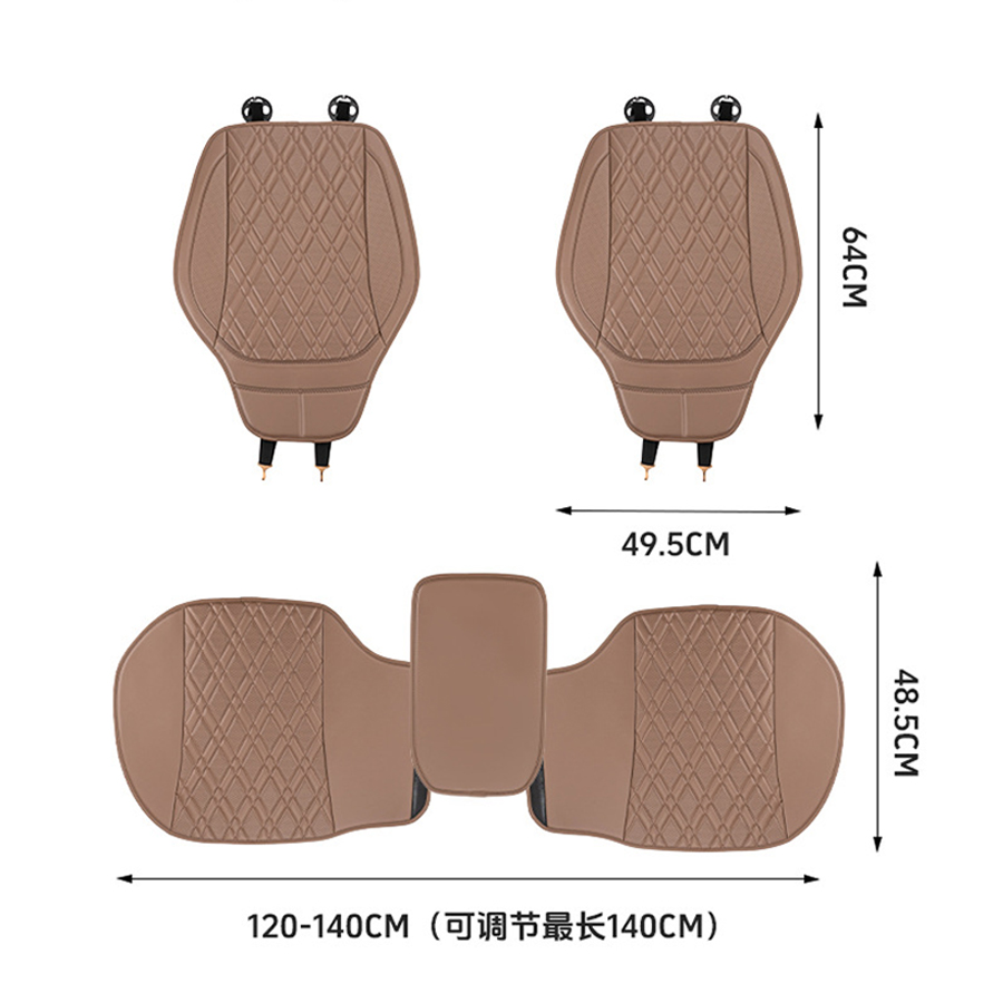 3 Buah Sarung Jok Mobil Kulit  - Leather Car Seat Covers Full Set Universal ulasan dan harga