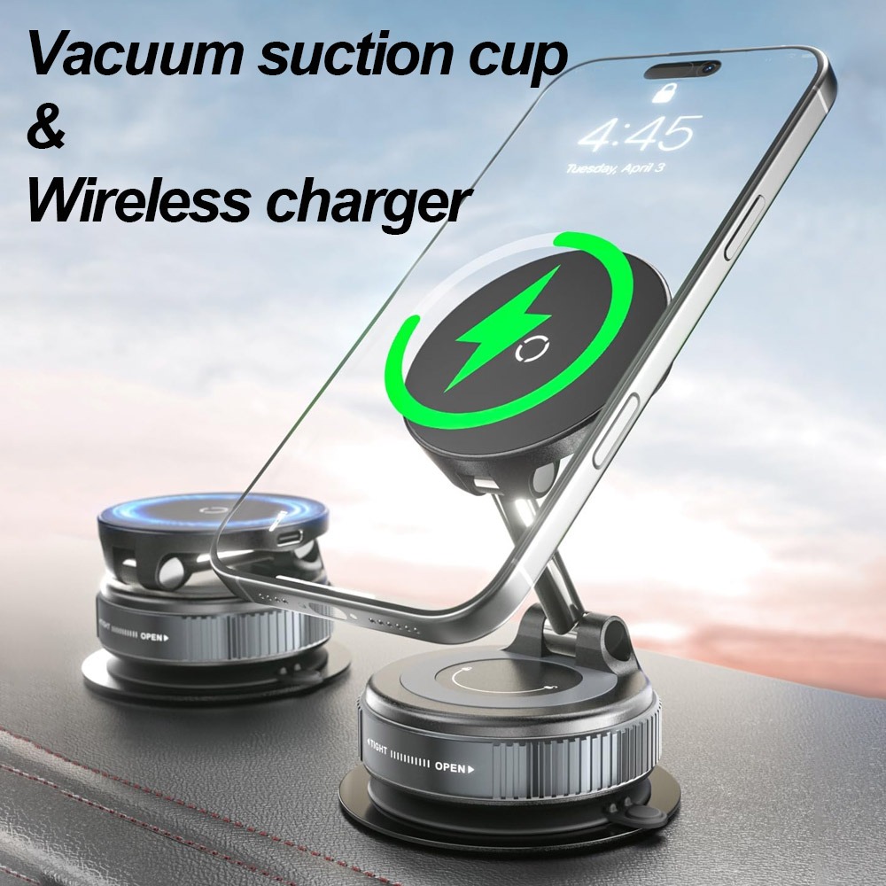 Dudukan Telepon Pengisi Daya N - Wireless Car Charger Mount Fast Charging ulasan dan harga