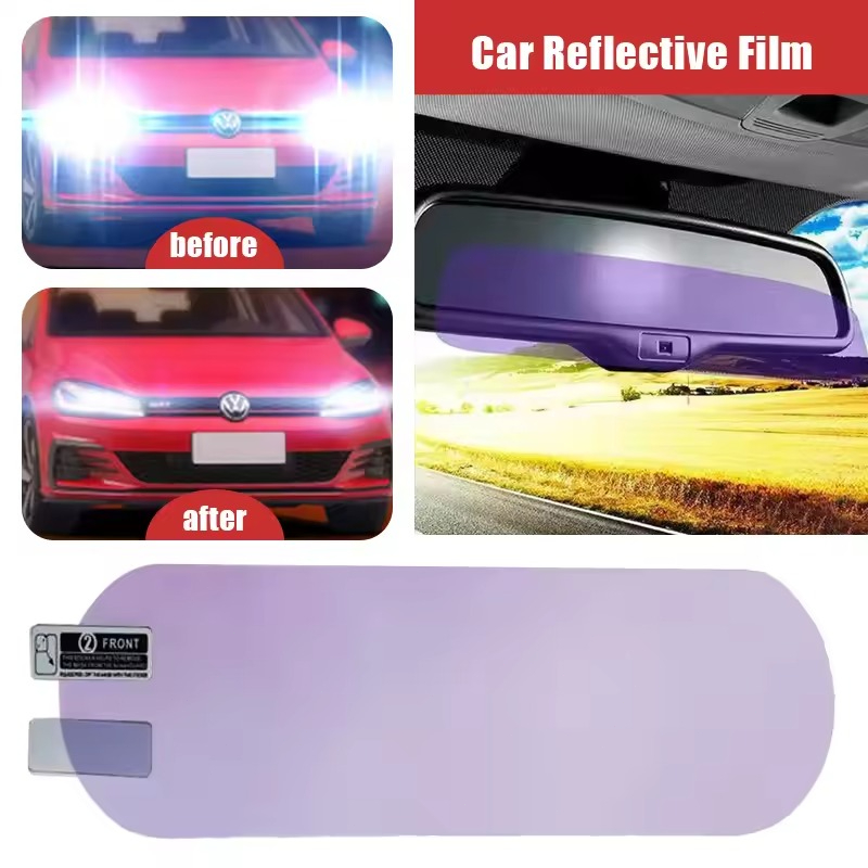 Kaca Spion Interior Mobil Film - Anti Glare Car Rearview Mirror Film ulasan dan harga