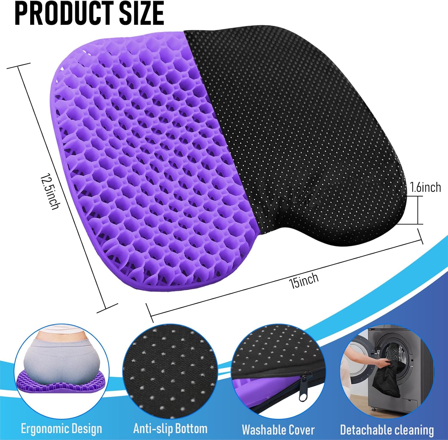 Bantal Busa Memori, Bantal Dud - Memory Foam Car Neck Pillow Lumbar Support ulasan dan harga