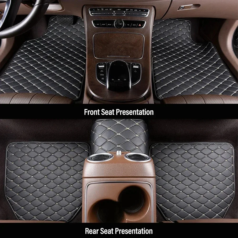 Karpet Lantai Mobil 4 Buah Kar - Car Floor Mats Universal Waterproof Leather ulasan dan harga