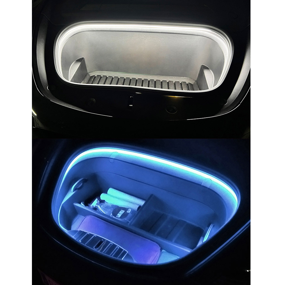 Untuk Model Tesla 3 Y S X RGB  - Led Ambient Interior Car Lights App Control ulasan dan harga