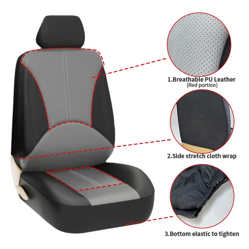 5 Sarung Jok Mobil Set Lengkap - Leather Car Seat Covers Full Set Universal ulasan dan harga
