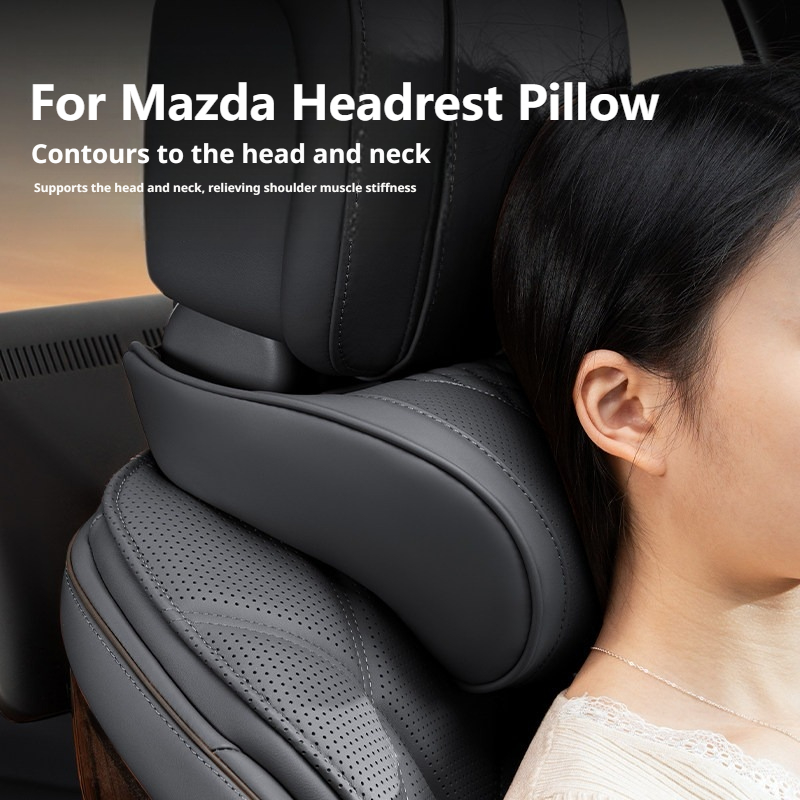 Busa Memori Kulit Nappa, Banta - Memory Foam Car Neck Pillow Lumbar Support ulasan dan harga