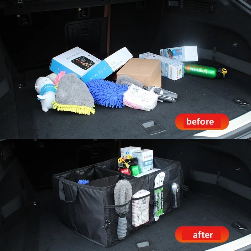 Kotak Penyimpanan Bagasi Mobil - Car Trunk Organizer Foldable Storage Box ulasan dan harga