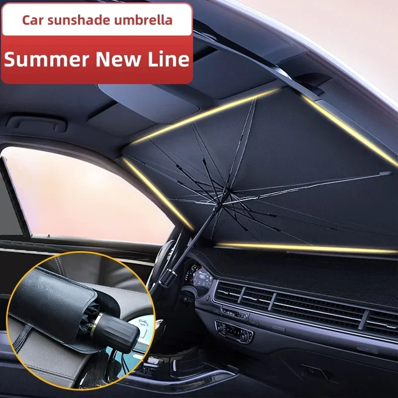 Penutup Kaca Depan Mobil dari  - Car Sunshade Windshield Umbrella Foldable ulasan dan harga