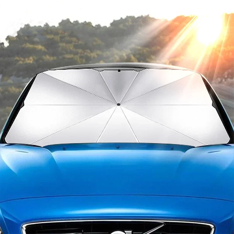 Penutup Kaca Depan Mobil dari  - Car Sunshade Windshield Umbrella Foldable ulasan dan harga
