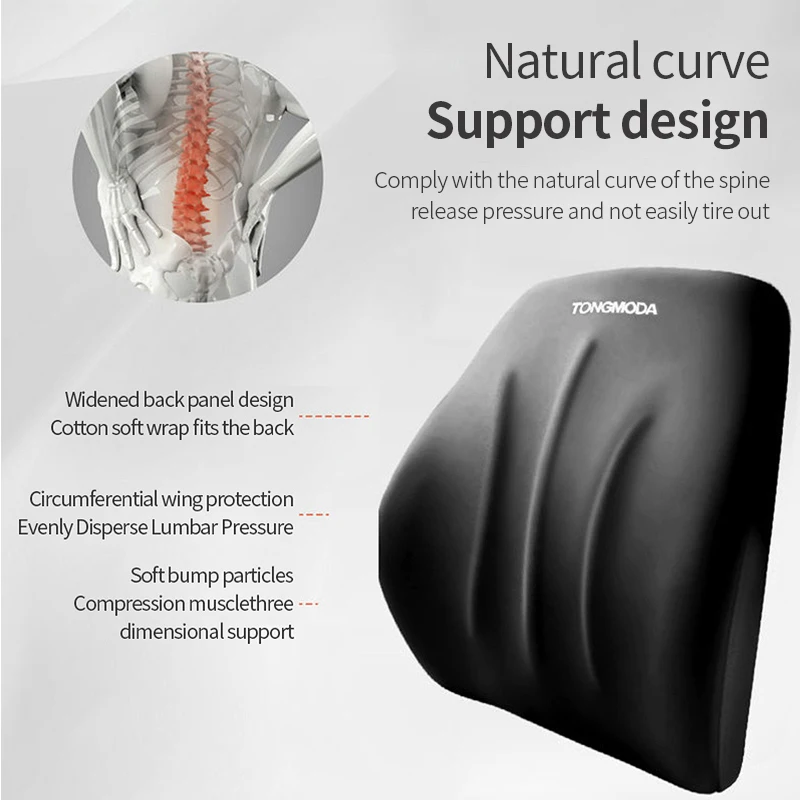 Bantal sandaran leher mobil Un - Memory Foam Car Neck Pillow Lumbar Support ulasan dan harga