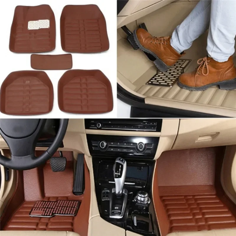 Karpet Lantai Mobil Kulit Mewa - Car Floor Mats Universal Waterproof Leather ulasan dan harga