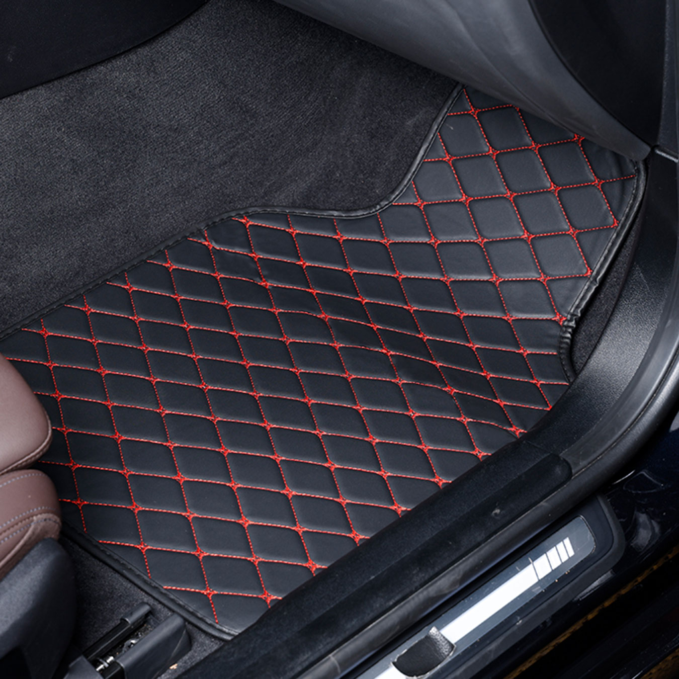 Set Lengkap Karpet Lantai Mobi - Car Floor Mats Universal Waterproof Leather ulasan dan harga